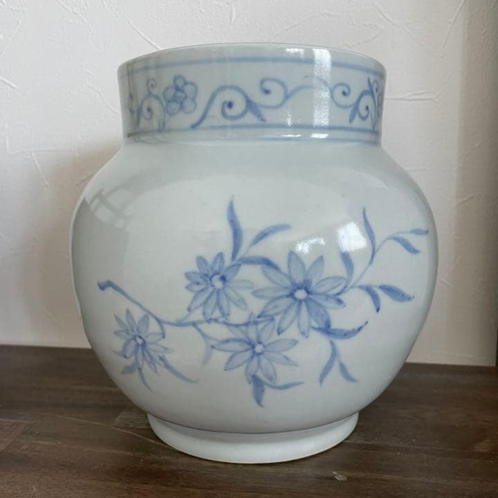 茶道具　水差　印　露草