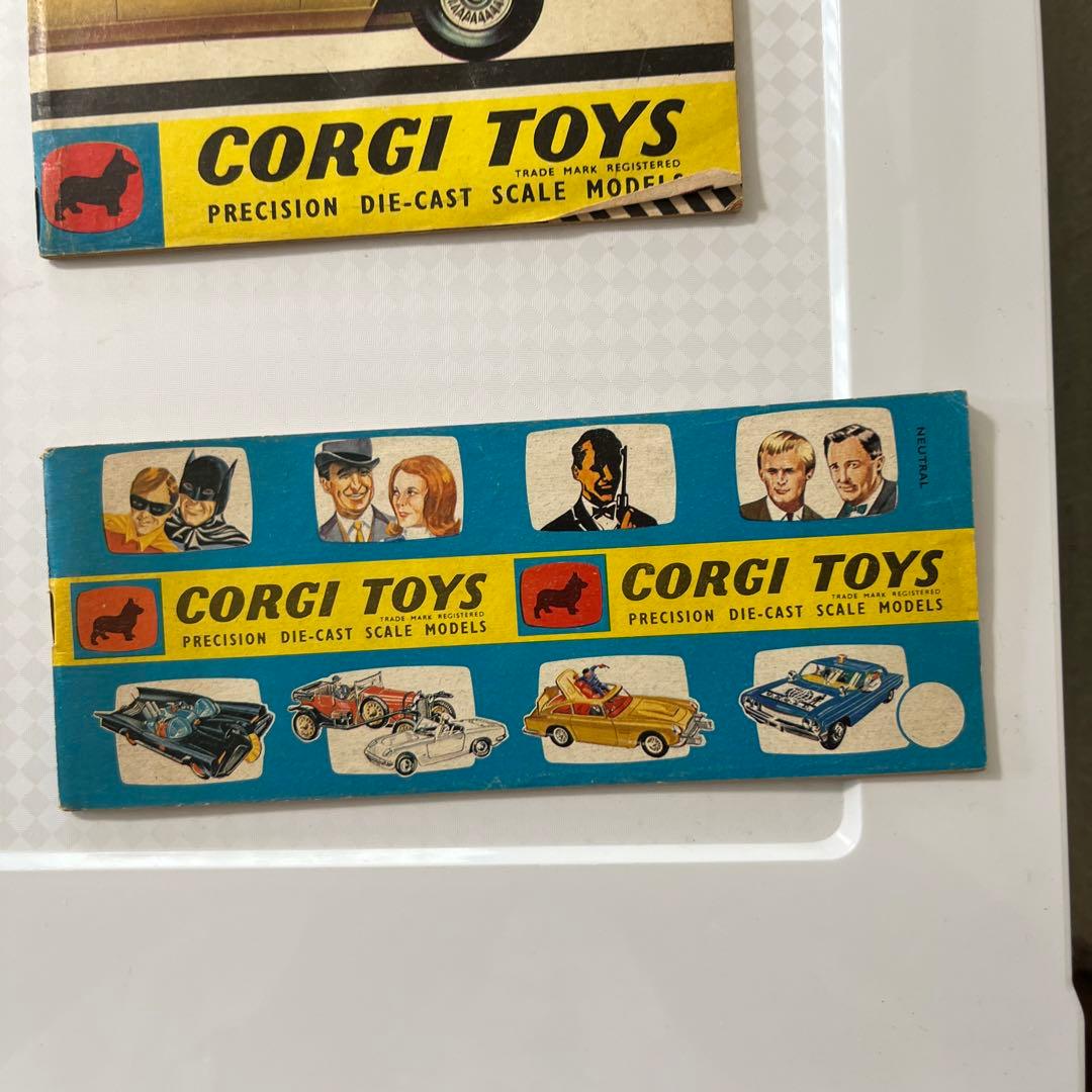 コーギーミニカー　カタログ　1963〜69年　ビンテージ
