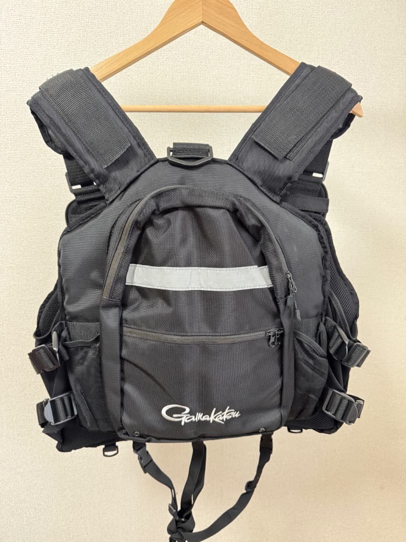 激レア 希少 絶版 美品 がまかつ タックルベスト LE-2152