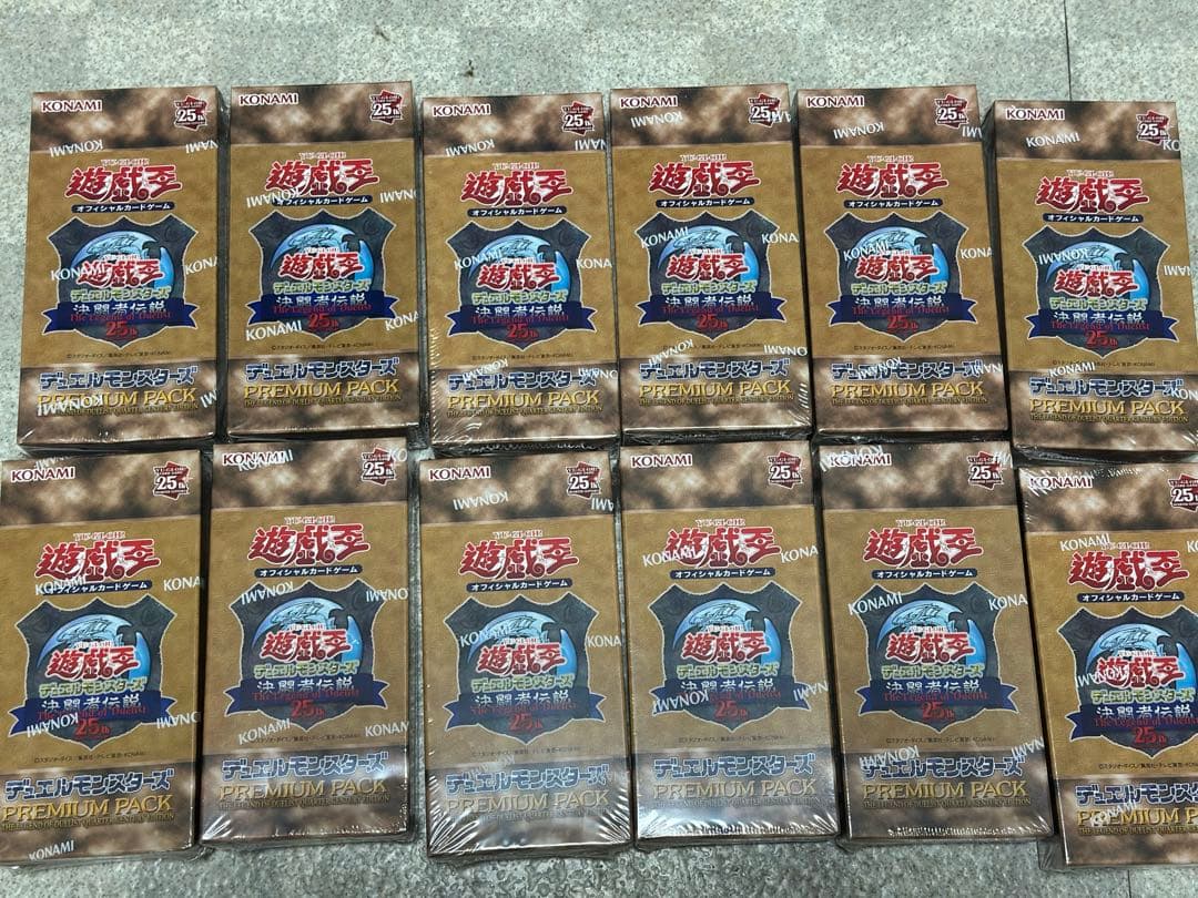 遊戯王OCG 決闘者伝説 東京ドーム限定　 プレミアムパック12ボックス