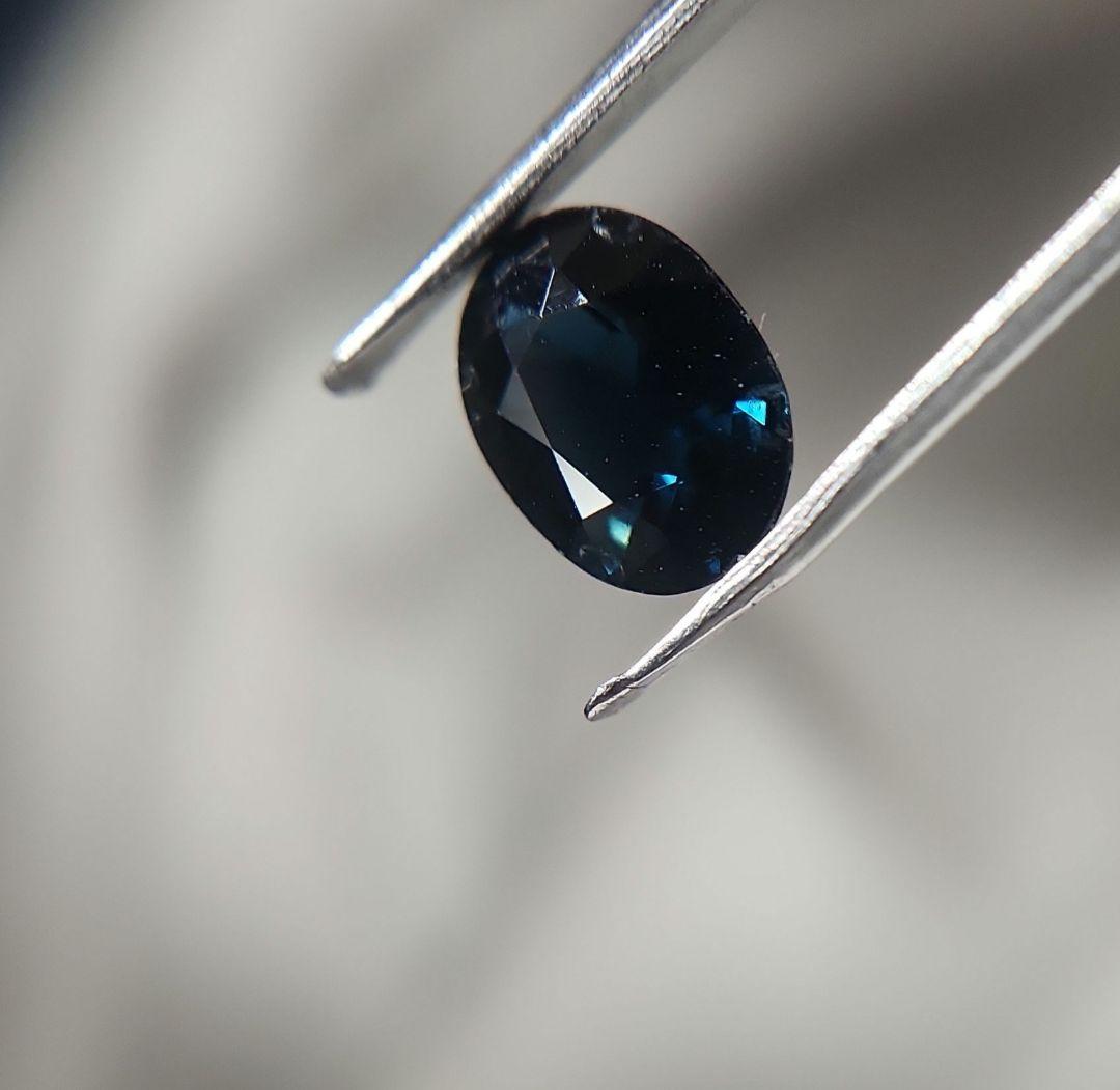 大粒天然 ブルーグリーンサファイア 1.735ct