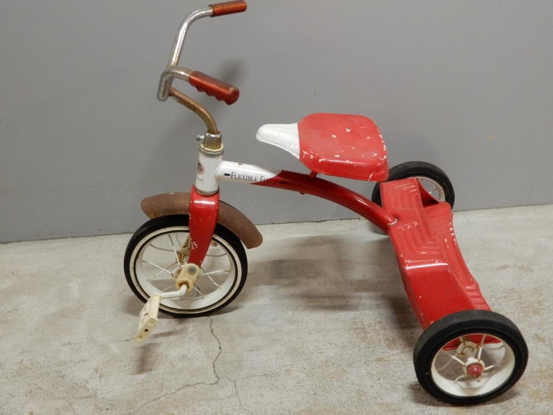 貴重!!　50～60's　USA製　FLEXIBLE FLYER　三輪車　良品