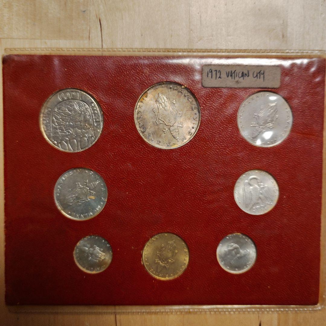 1972 Vatican City 記念硬貨セット