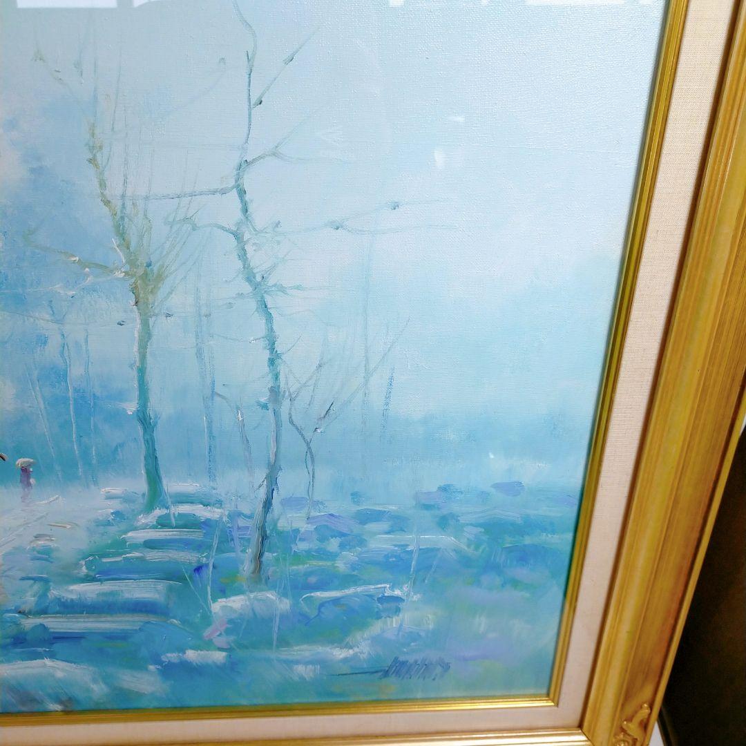 アルフレッド・カンデラ　油絵　スペイン画家　額装　インテリア