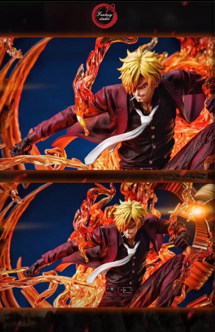 ワンピース　サンジVS クイーン　ガレージキット　フィギュア　完成品