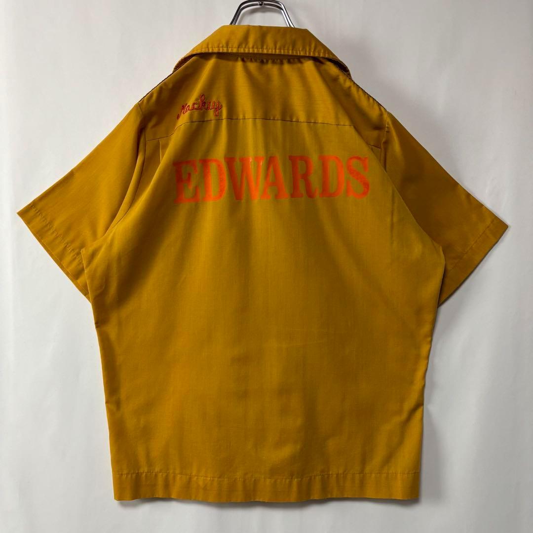 King Louie ボーリングシャツ　イエロー　Mサイズ　アメカジ　70s