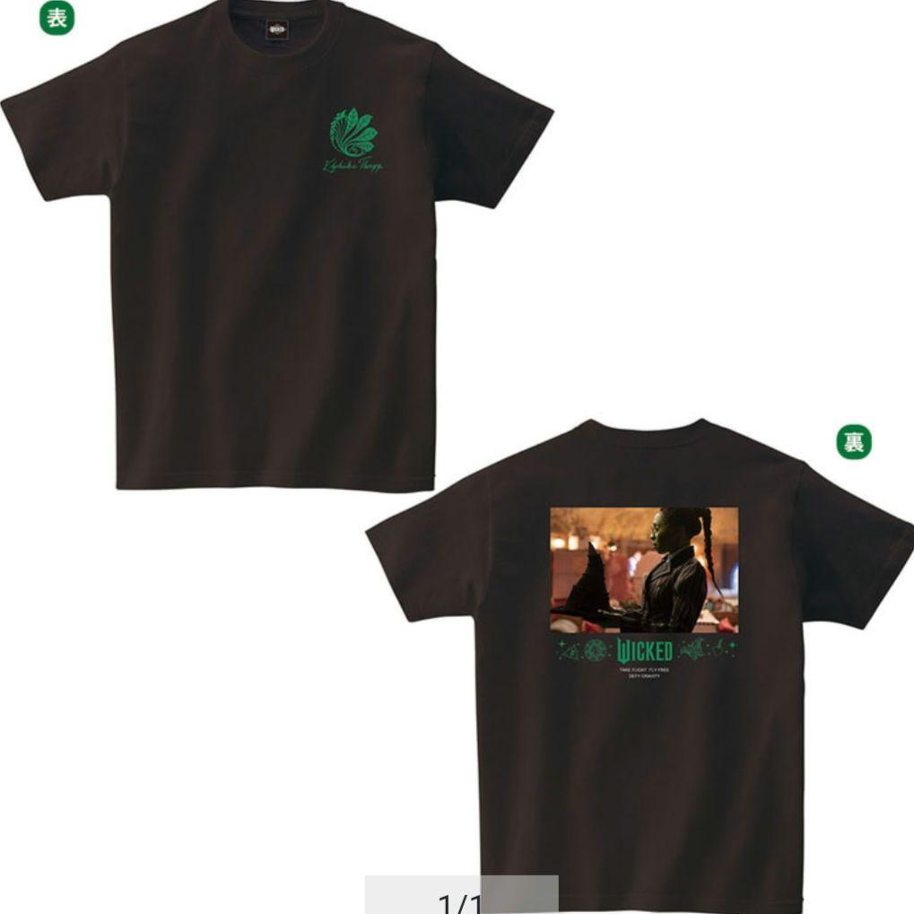 【新品未開封】 ウィキッド ふたりの魔女　Ｔシャツ　エルファバセット