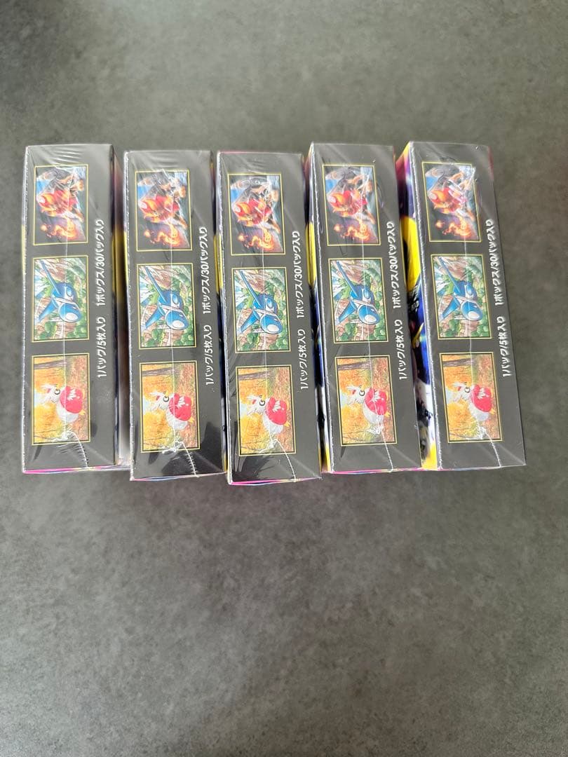 新品未使用　ポケモンカードメガブレイブ　メガシンフォニア各5箱　シュリンク付