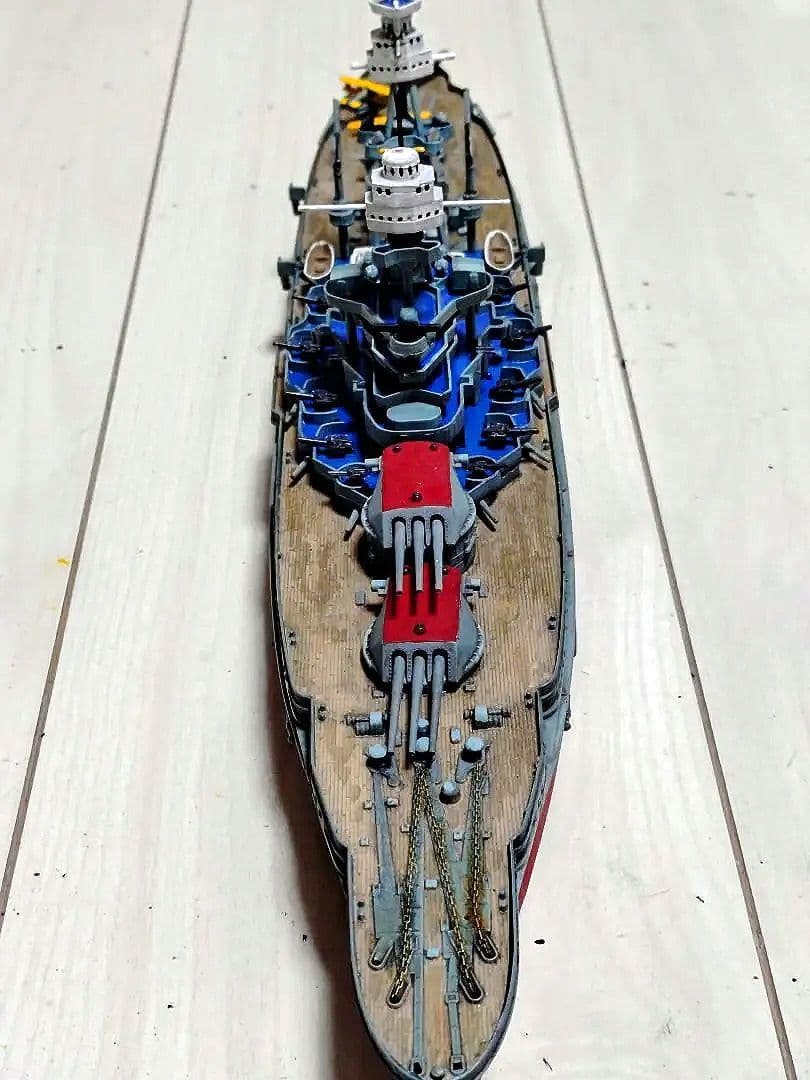 〚塗装済み完成品〛1/500　大型模型 　戦艦アリゾナ