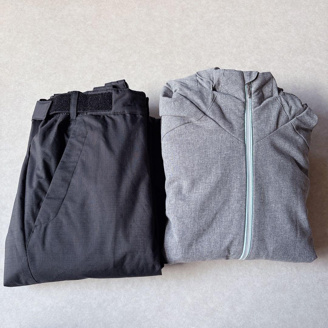 DESCENTE デサント スキーウェア上下 レディース M グレー