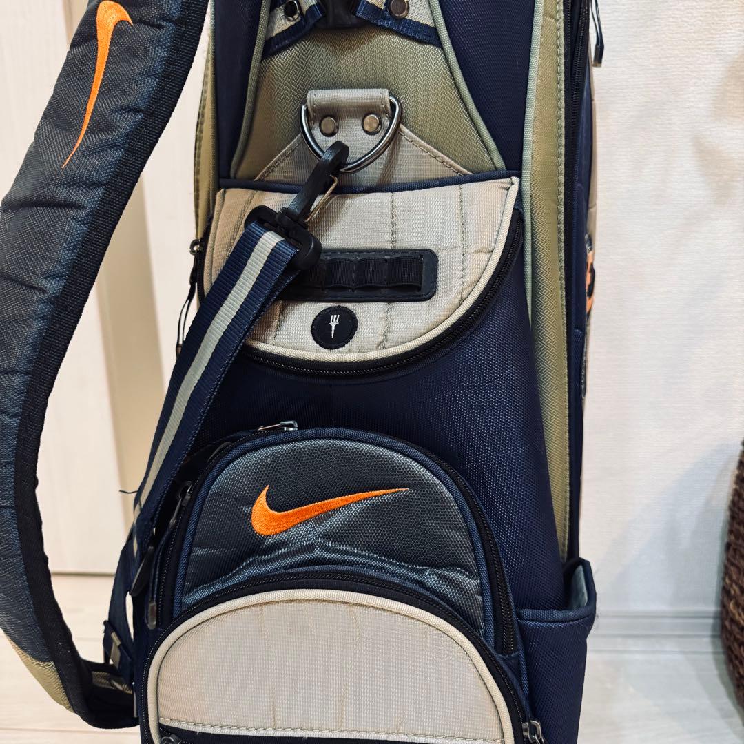 希少　NIKE キャディバッグ ゴルフバッグ BG0229 ネイビー