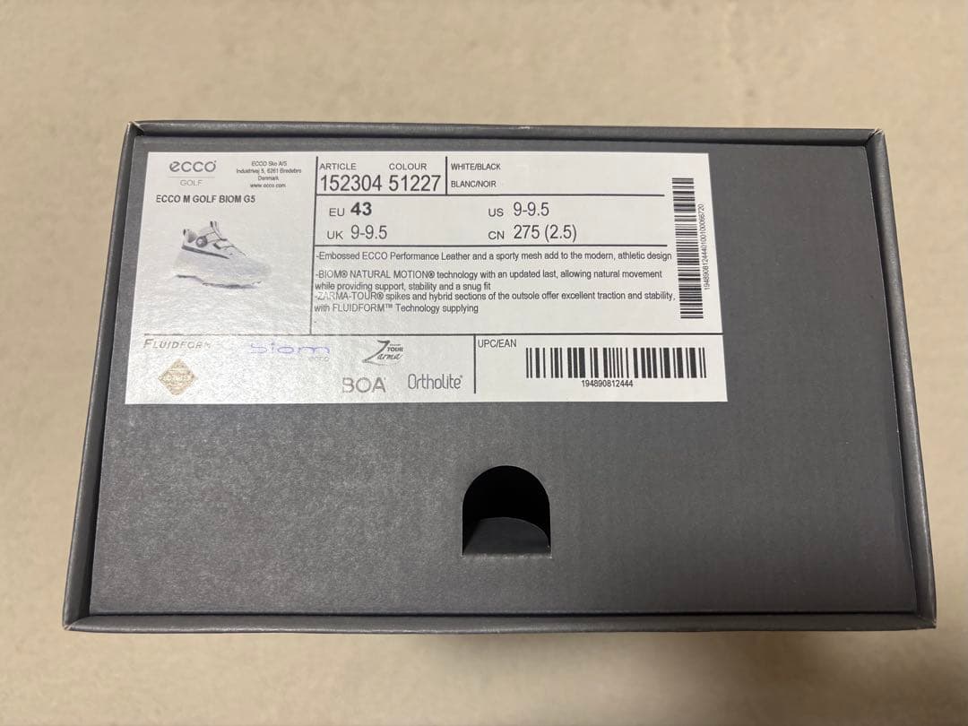 ECCO エコー BIOM G5 BOA バイオムG5 ボア メンズ 27.5