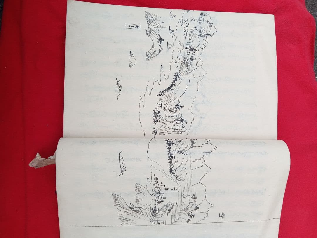 東游雑記　古川辰　写本　絵入　　手書き　　蝦夷　仙台　林子平　　江戸
