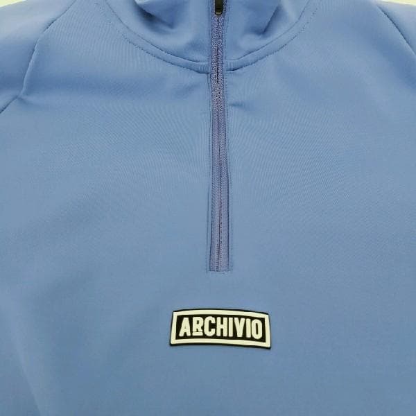アルチビオ ARCHIVIO ハーフジッププルオーバー ブルー 48 ゴルフ
