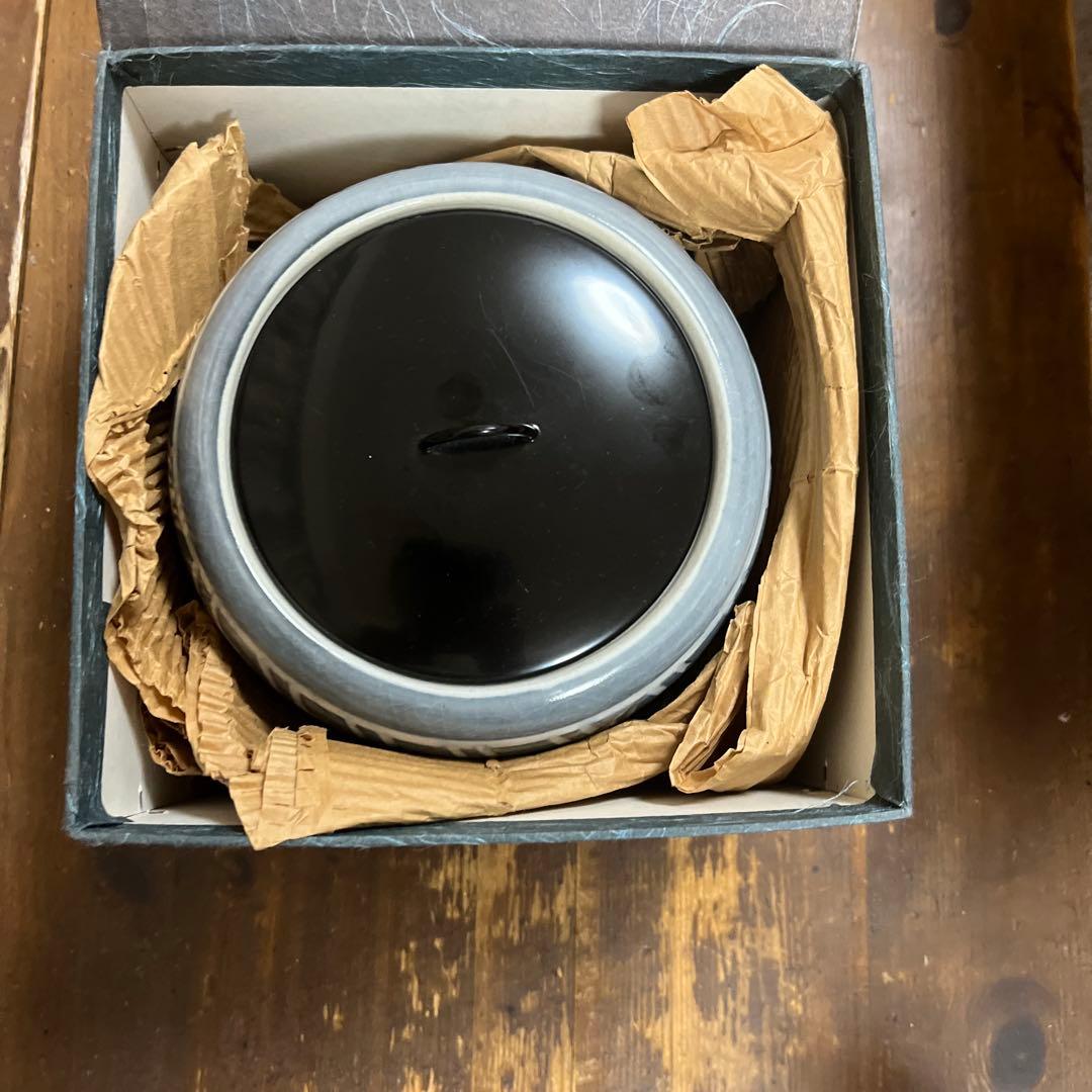 作家　陶芸作家　茶道具　水指　刻文水指　工芸品