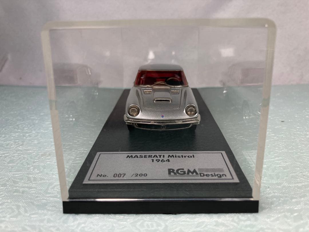 Maserati Mistral 1984 シルバー ミニカー