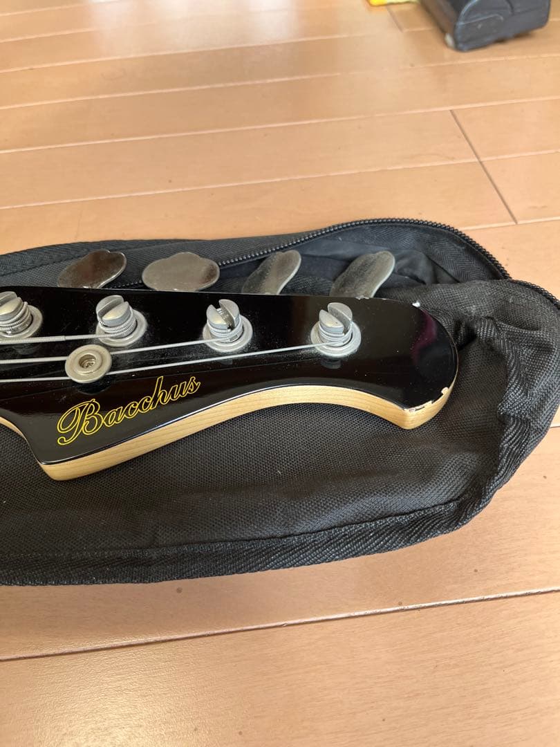 エレキベース　Bacchus ソフトケース付き