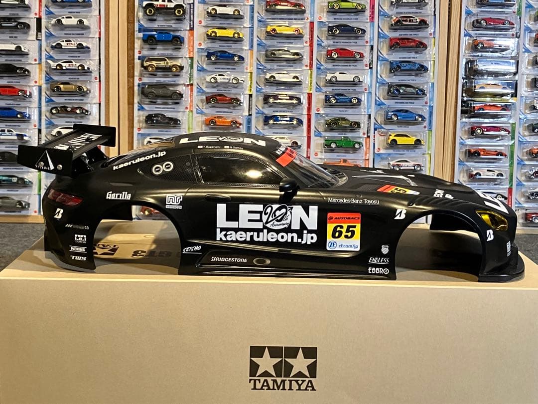 タミヤ ラジコン RC MERCEDES-AMG GT3 塗装済 スペアボディ黒