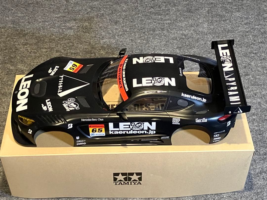 タミヤ ラジコン RC MERCEDES-AMG GT3 塗装済 スペアボディ黒