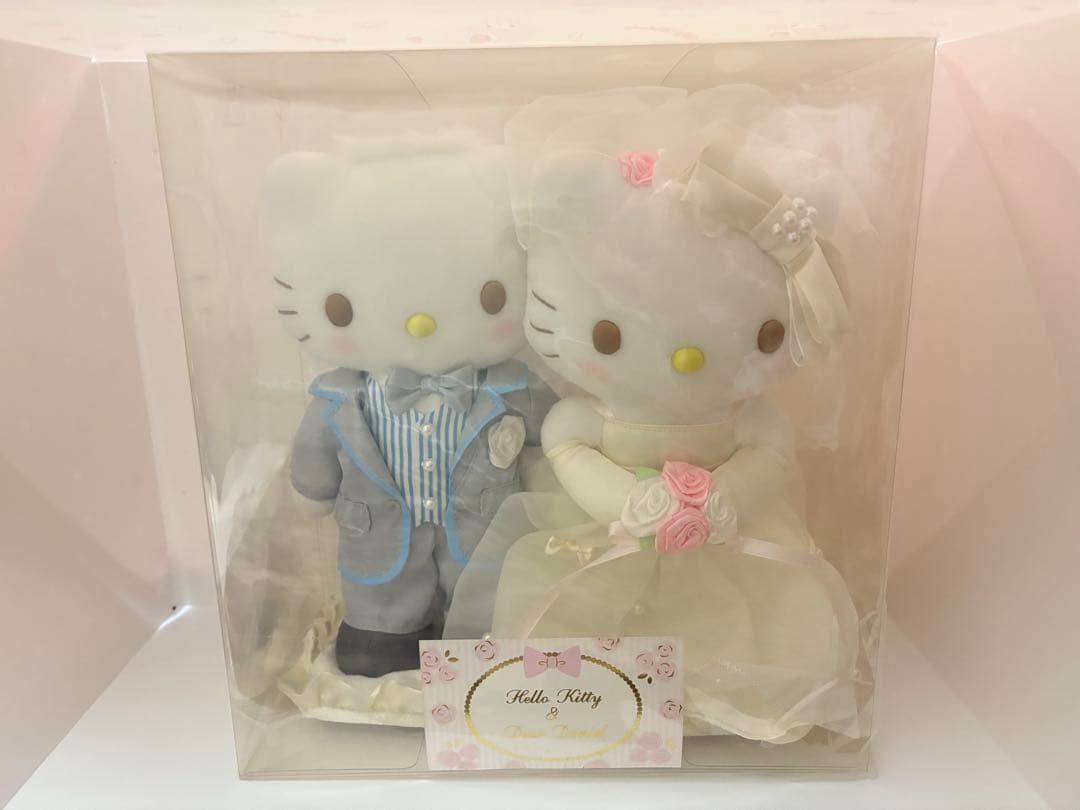 サンリオハローキティ&ダニエル ドールパール ぬいぐるみ 結婚　ウェディング