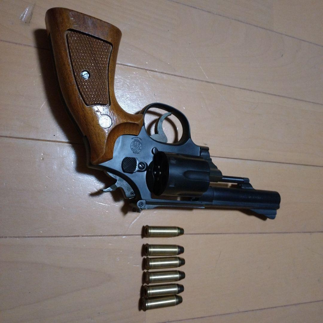 ハートフォード　モデルガンM15　ジャンク品 リボルバー 木製グリップ付き