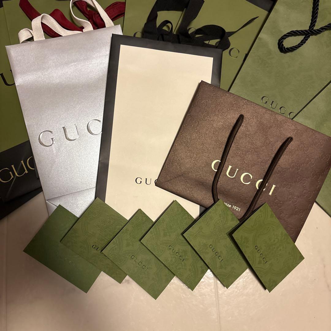 GUCCI グッチ 紙袋 ギフト袋 ギフトBOX 15点セット