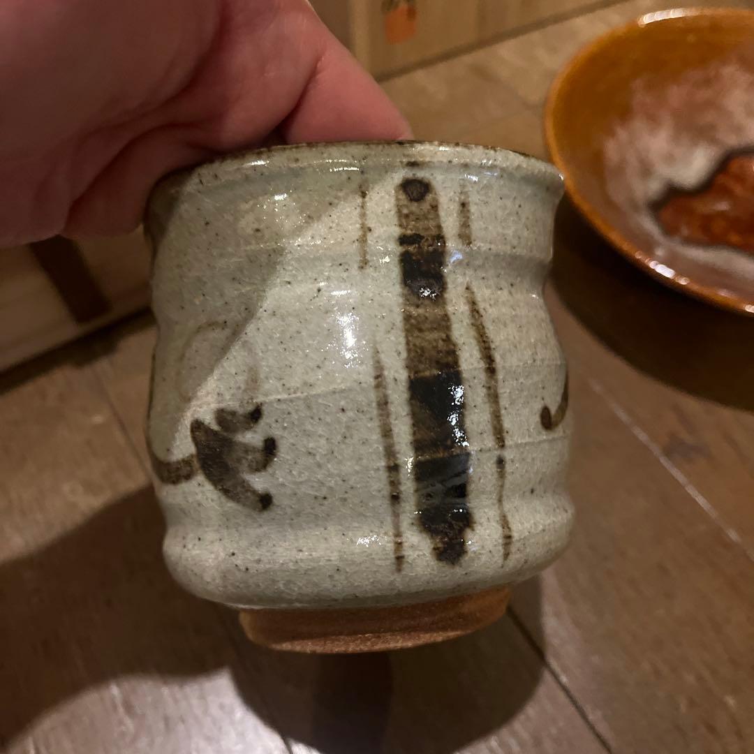 茶道具 3点セット 茶碗 火入れ 未使用品 大樋焼 唐津 織部