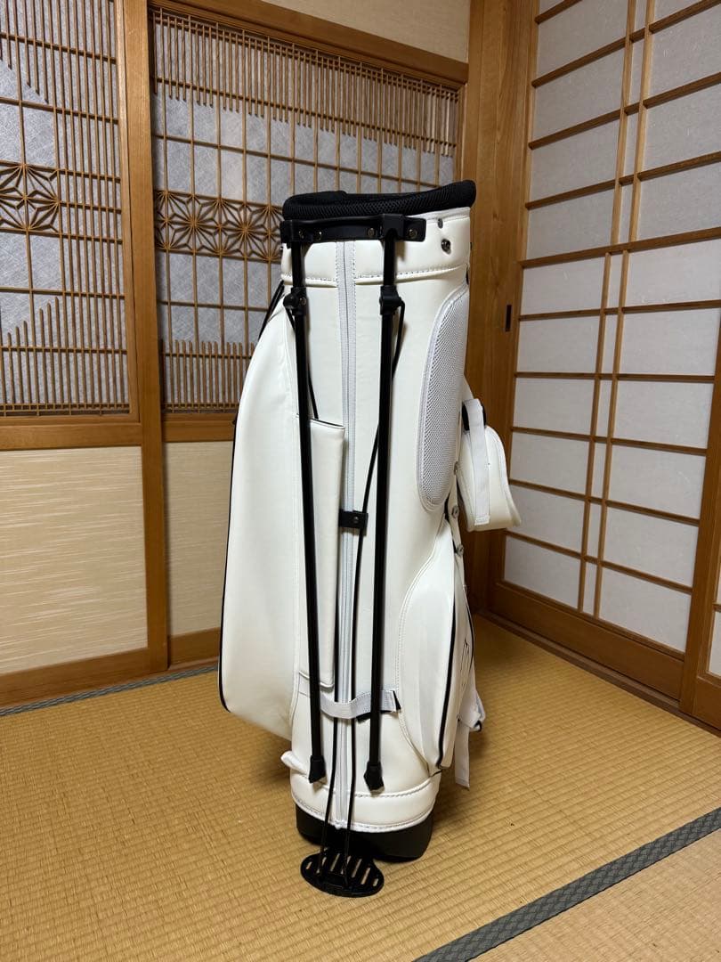 【新品・未使用】GTD ゴルフバッグ・キャディバッグ ホワイト