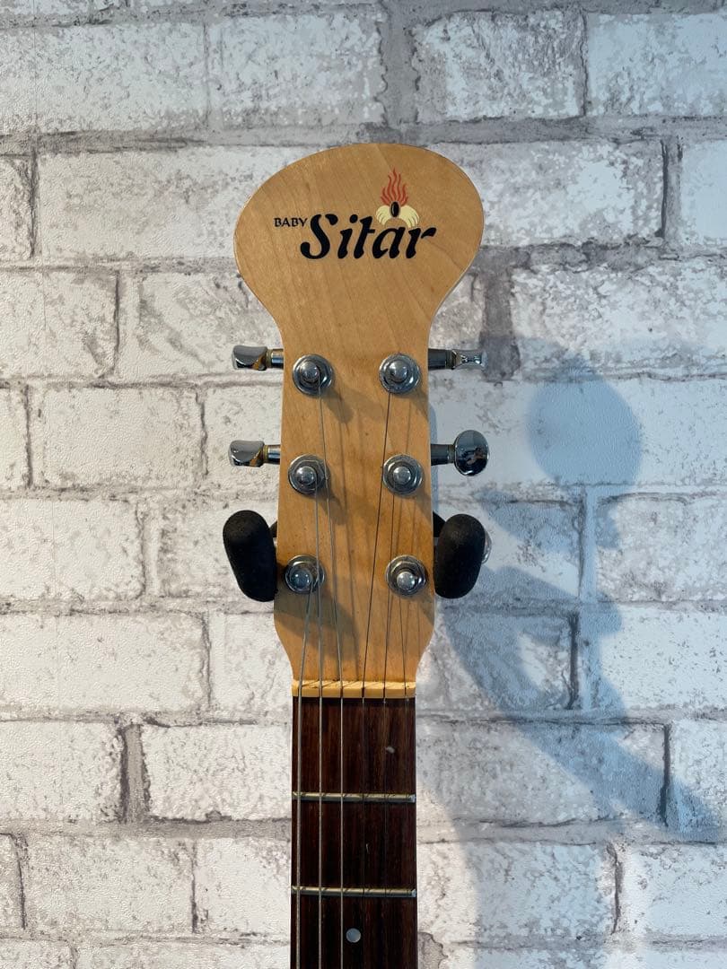 ギター Jerry Jones \"Baby Sitar\" green crack