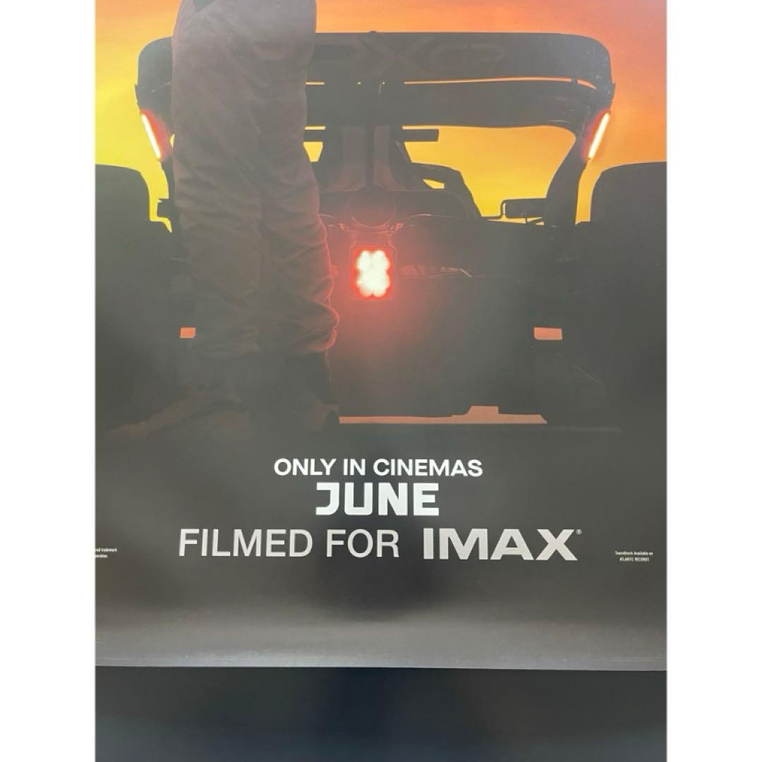 *非売品/新品*F1 エフワン ブラッドピット IMAX オリジナル映画ポスター