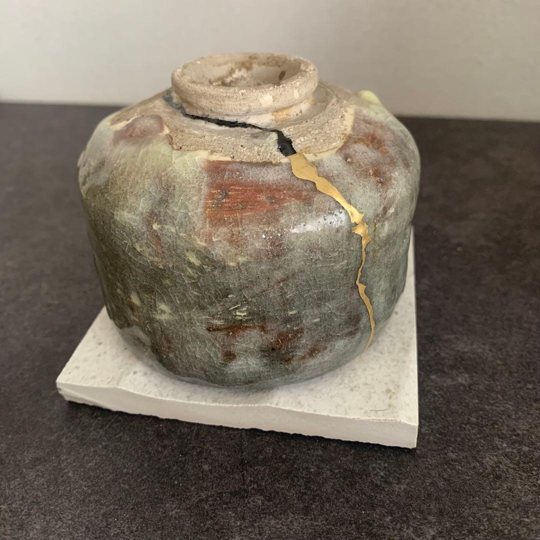 金継ぎ済み　抹茶茶碗-8