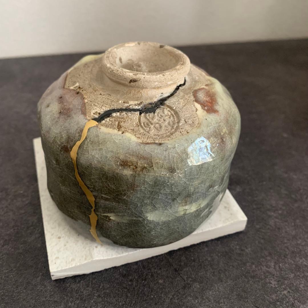 金継ぎ済み　抹茶茶碗-8
