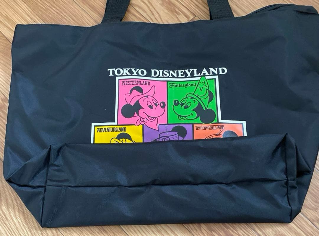 東京ディズニーランド　ファスナー付　トートバック
