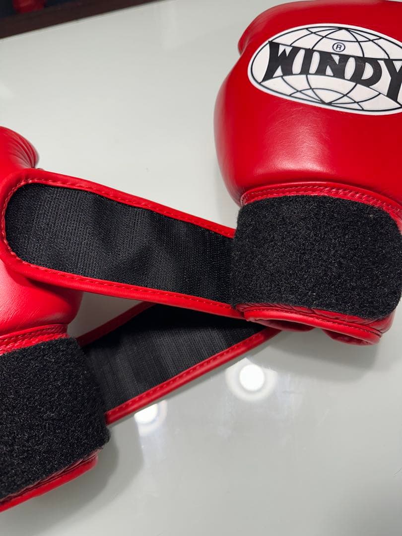 【美品】 WINDY ボクシンググローブ 8oz レッド