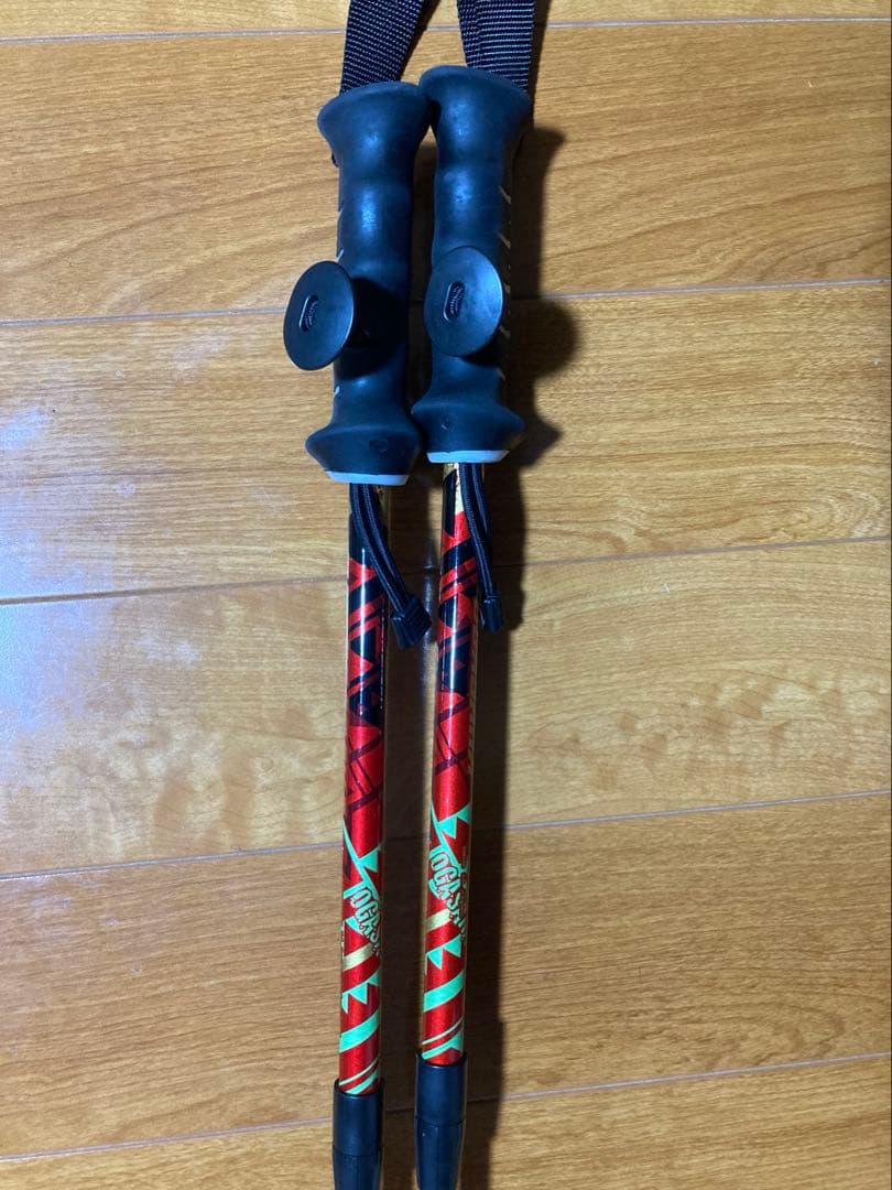 オガサカ　伸縮　スキーポール