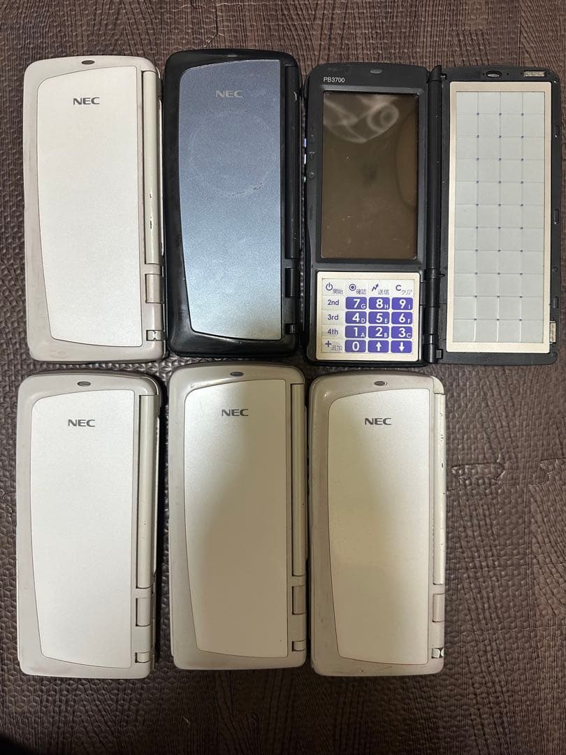 6台セット　NEC PB3700 オーダリングPOS　ハンディターミナル