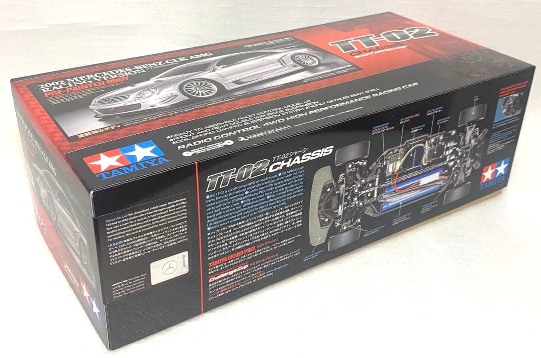 タミヤ　TT02 2002 メルセデスベンツ　CLK AMG レーシングver