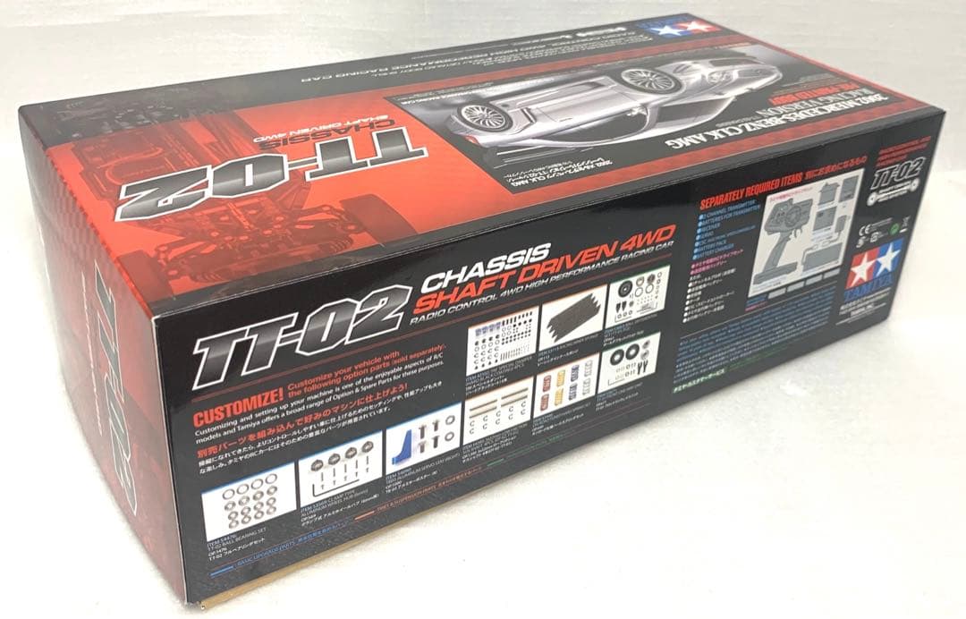 タミヤ　TT02 2002 メルセデスベンツ　CLK AMG レーシングver