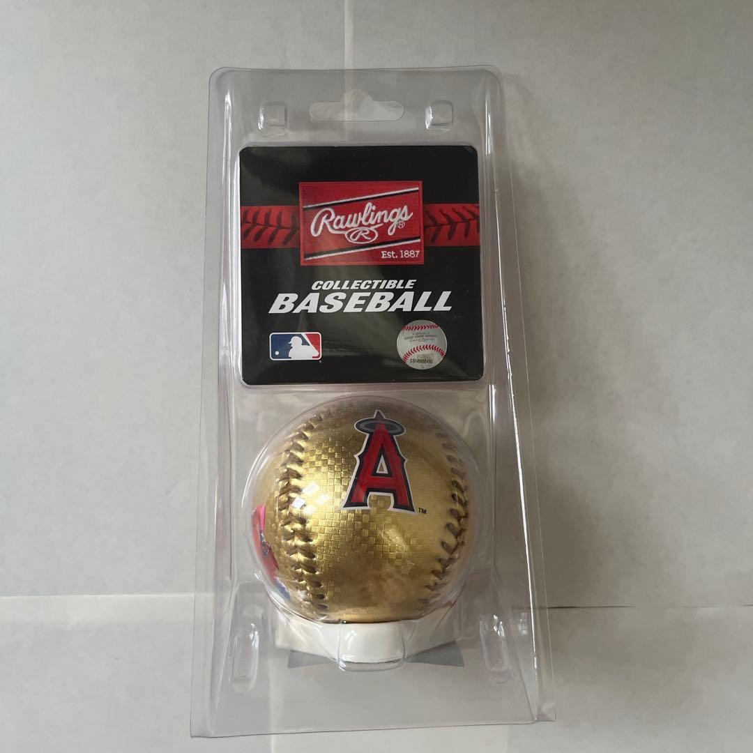 大谷翔平 記念ゴールドボール:Rawlings社製のコレクタブルベースボール