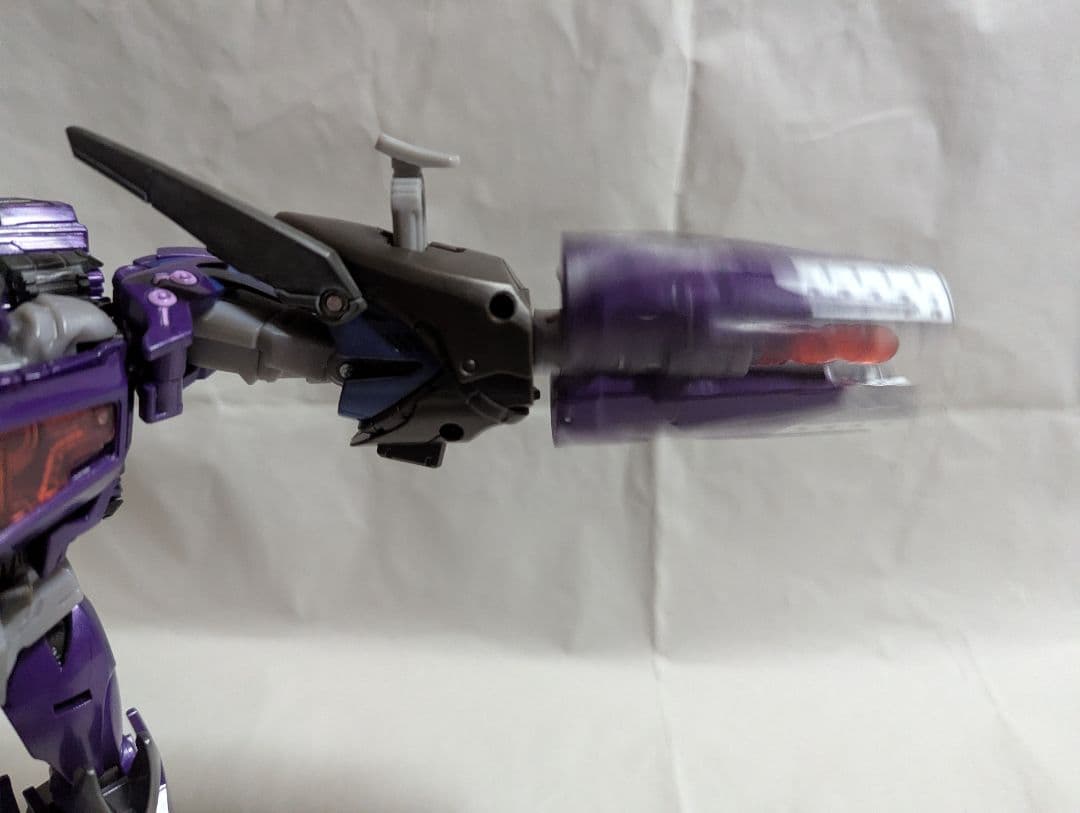【中古 美品 付属品完備】ハンターショックウェーブ　トランスフォーマーGO!