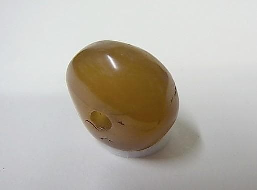 ★B1205★古代石 (260) 美品　西アジア　印章石　茶瑪瑙　羽虫　スタンプ