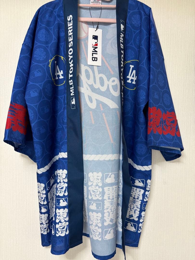 MLB 東京シリーズ Dodgers ドジャース 法被 ハッピ はっぴ ブルー