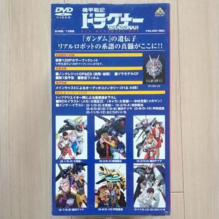 ブラスターキッド様交渉品　機甲戦記ドラグナーDVDBOX（新品未開封）