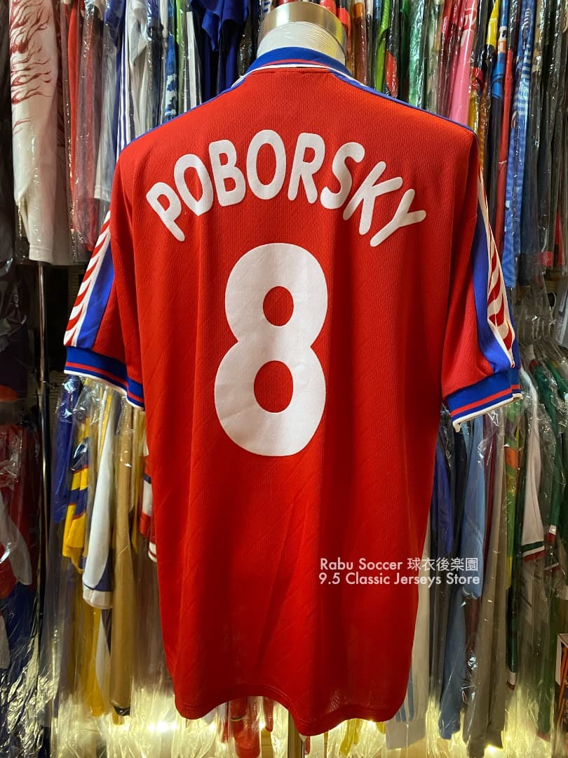 チェコ代表 1996 ホーム ユニフォーム #8 ポボルスキー