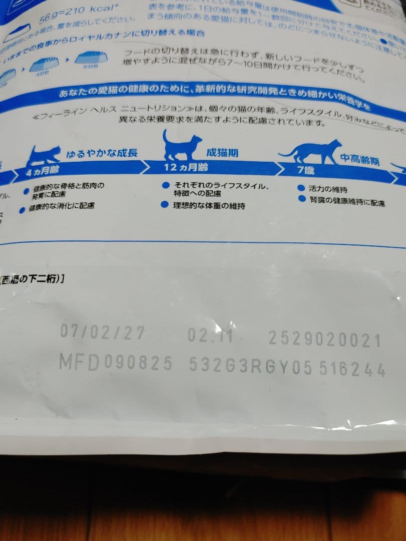ロイヤルカナンインドア猫2kg×4袋