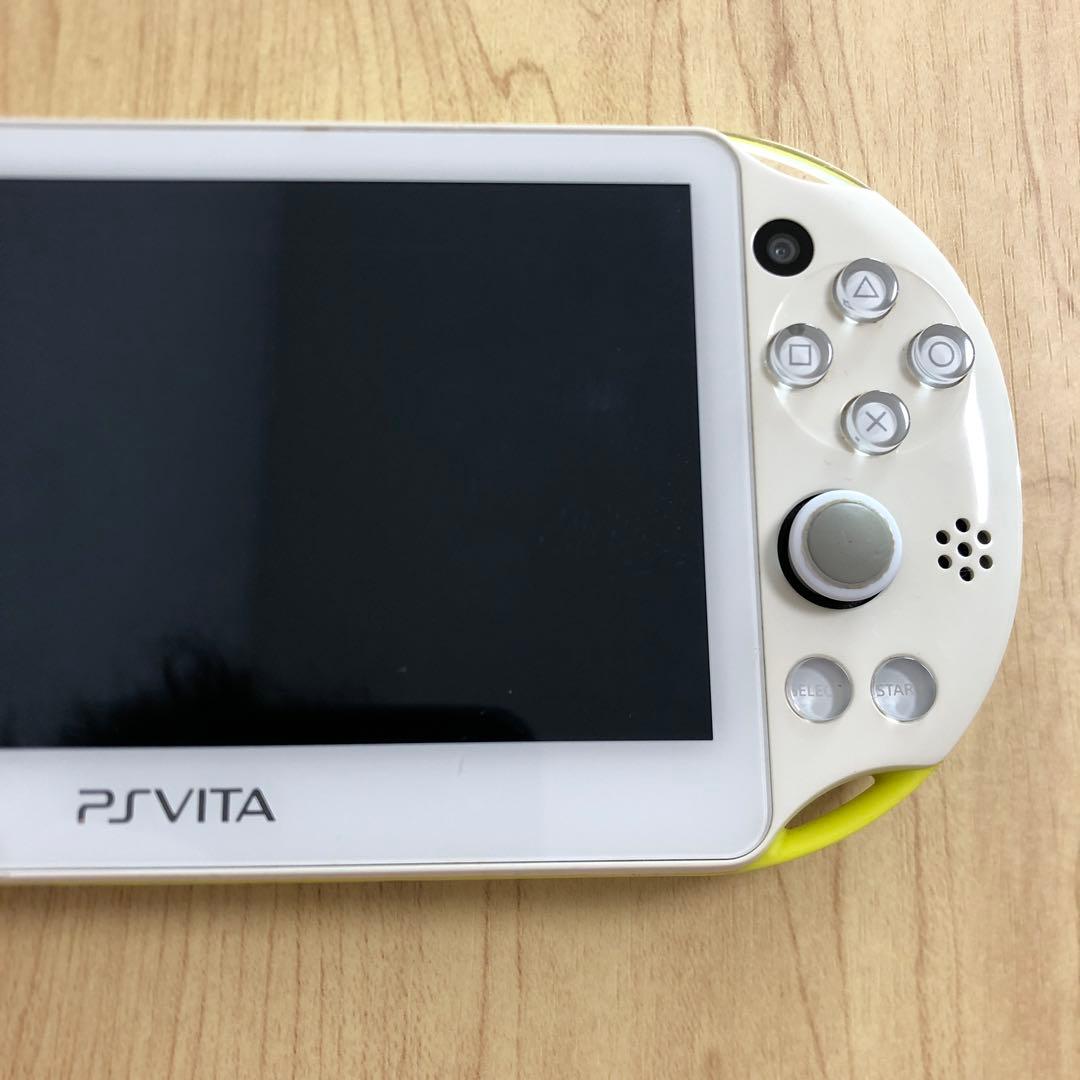 【訳ありジャンク】PSVITA PCH-2000 ライムグリーン/ホワイト