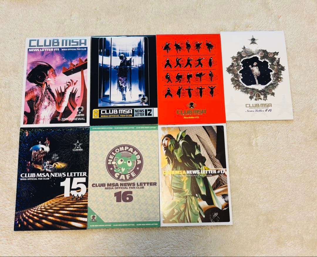 【33冊まとめ売り】MISIA ファンクラブ　会報誌　vol.1〜33