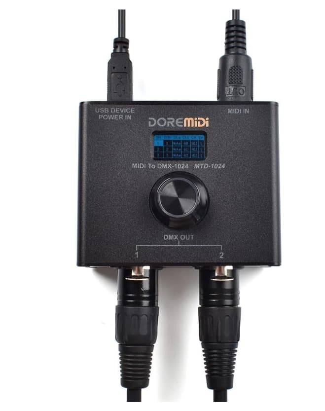 ✨DOREMiDi MIDI to DMXコントローラー (MTD-1024)