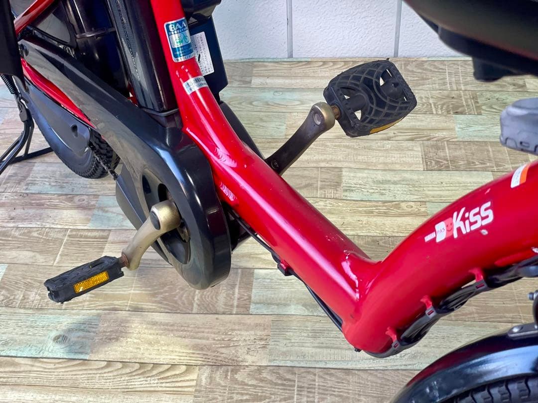 2993ヤマハ8.7アンペア3人乗り対応20インチ子供乗せ　電動アシスト自転車