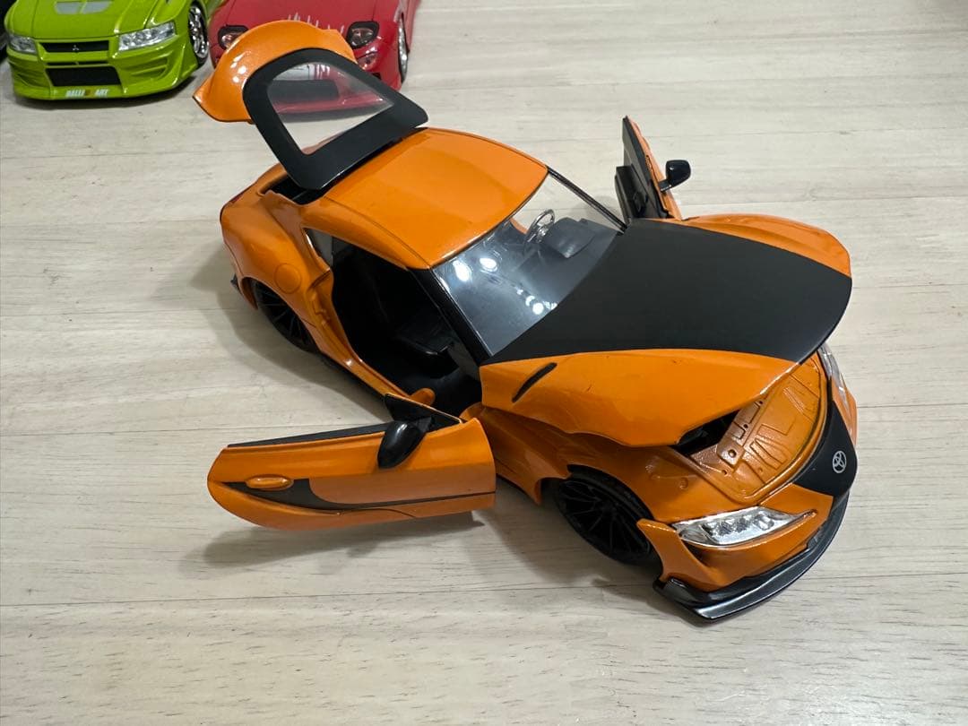 ワイスピ　ミニカー5台セット（開閉機能付き）